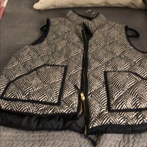 J. Crew Jackets & Coats - J. Crew black and white vest J. Crew Jackets & Coats - J. Crew black and white vest